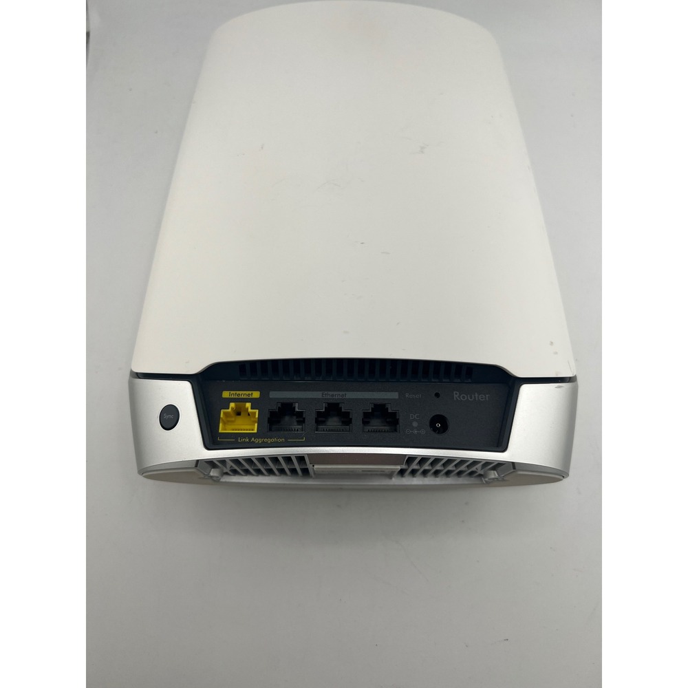 Netgear Orbi RBR750 AX4200 Tri-Band Mesh WiFi 6 Router White Silver - Picture 8 of 8